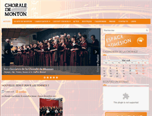 Tablet Screenshot of choraledemonton.com
